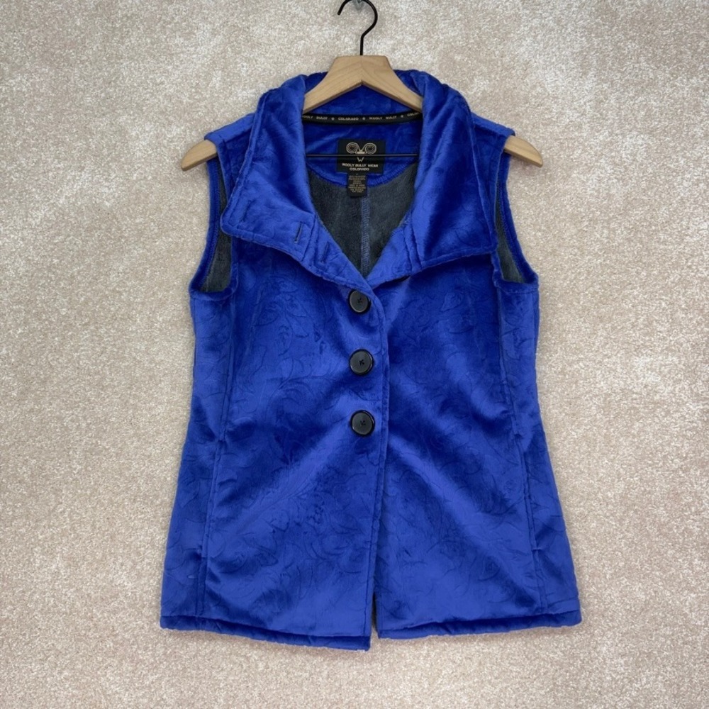 Wooly Bully Wear Fleece Vest‎ Size Medium Outerwear Outdoor